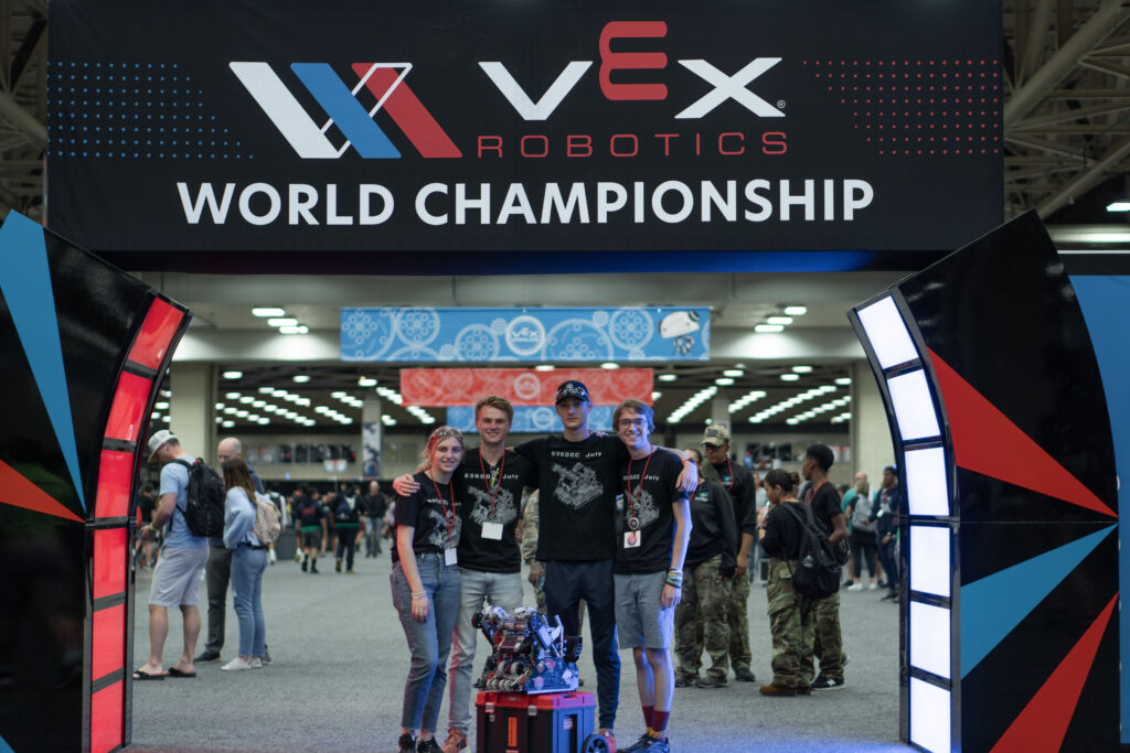 Team 63600A July wins Vex World's Design Competition